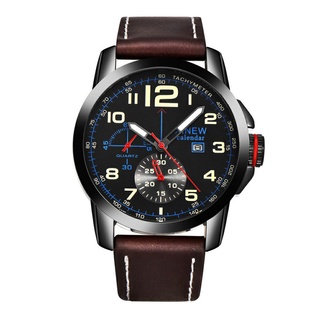 Reloj De pulsera nfe a la Moda con Dial De cuarzo con fecha calendario para hombres relojes deportivos