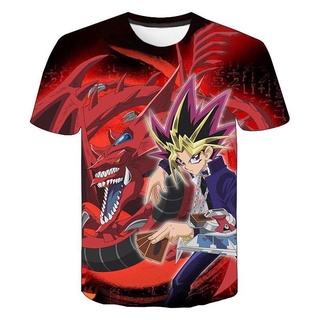 Kid Nuevo Yu Gi Oh Camiseta Anime Juego Streetwear T Harajuku Tees Ropa