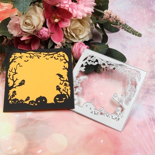 Love* troqueles de corte de Metal de calabaza cuervo de Halloween plantilla de álbum de recortes DIY álbum sello tarjeta de papel en relieve decoración artesanía