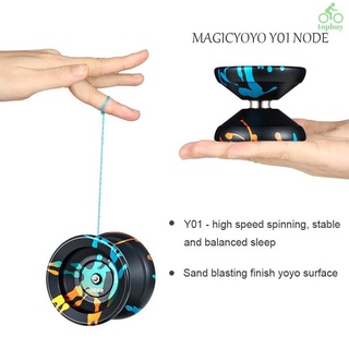 magicyoyo y01 profesional yoyo aleación no sensible yoyo 10 bola inoxidable kk rodamiento yoyo para jugador avanzado yoyo para niños principiantes con bolsa de guantes y 5 cuerdas yoyo (6)