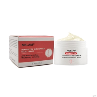 [Bioaquaskincare] Hexapeptide Anti arrugas crema facial colágeno Lifting reafirmante Anti-envejecimiento blanqueamiento cuidado 30g