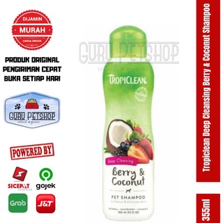 Tropiclean Berry & Coconut champú limpiador profundo champú 355 ml (champú fresco)