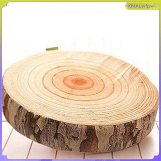 [xmauwfpw] 3d árbol de madera de tocón comodidad de espuma viscoelástica manta almohada sofá silla asiento cojín cuello coche almohada para el hogar oficina coche