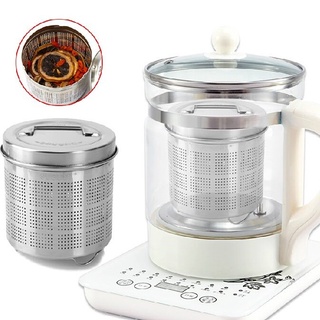 infusores de té de acero inoxidable cesta de malla fina colador de té tapa de té y café filtros reutilizables