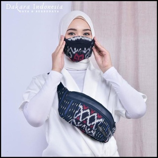 Bolso de cintura unisex + máscara tejida Da'Ara indonesia