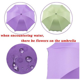 Paraguas plegable de 3 dimensiones motivo mágico cuando la lluvia nuevo ORIGINAL