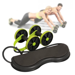 rueda muscular abdominal doble ab roller rueda ejercicios fitness equipo de gimnasio