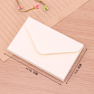 Mxfashione papelería sobre Vintage para carta sobres de papel en blanco Mini 20PCS clásico mensaje tarjeta de invitación sobre/Multicolor (2)