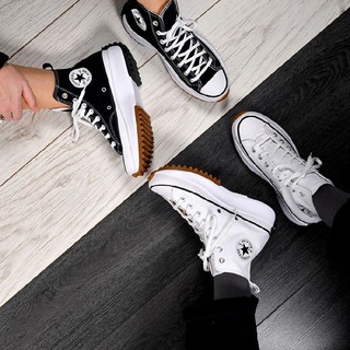 [entrega rápida]4 colores Converse Run Star Hike zapatos de lona alta versión zapatos de corte alto para hombres y mujeres