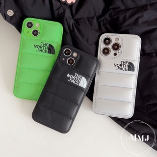 Funda de teléfono con chaqueta de moda para iPhone 13 12 11 Pro Max X XS XR Funda de silicona suave 7 8 Plus The Puffer
