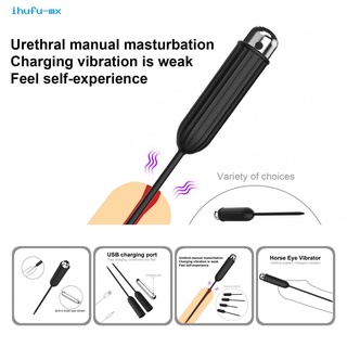 ihufu Compact Urethral Tube Rod Penis Plug Rod Catheter Painless for Men