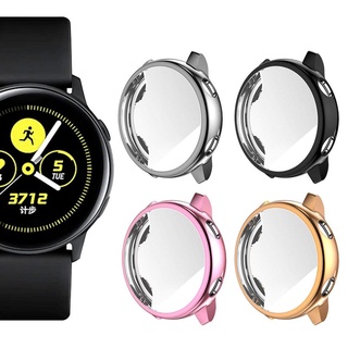 TPU Cubierta Caso Para Samsung Galaxy watch Active 40mm Suave Placa/Transparente Antiarañazos protector De Pantalla Reloj Parachoques Accesorios