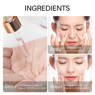 LAIKOU Facial Serum Sakura Vitamin C 24K Gold Snail Tea Tree Essence Shrink Pores Remove Acne Brightening Soothing Skin (8)