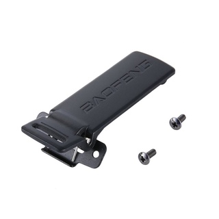 Nuevo Clip trasero para BaoFeng UV-5R Clip de cinturón Mini Walkie Talkie abrazadera piezas