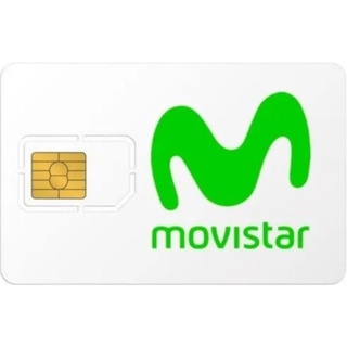 Tarjeta SIM Movistar con recarga de $100 incluída 30 dias