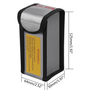 IMG/ 2xRC ignífugo LiPo bolsa de batería a prueba de explosiones seguro de seguridad contenedor de carga (2)