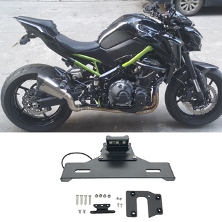 soporte de placa de matrícula de motocicleta soporte de luz led para kawasaki z900 17-19