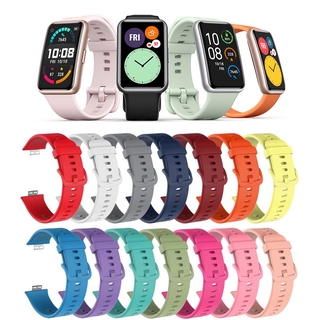 Correa De Silicona Para Huawei Watch Fit Smartwatch Pieza De Repuesto Deporte Banda De Pulsera Reloj Inteligente Accesorios