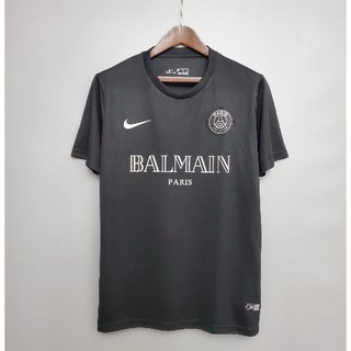 Camiseta de fútbol de 1:1 Made in certificado 20/21 PSG Training Suit Black