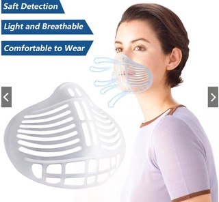 El soporte para máscaras de silicona fresco proporciona más espacio para una respiración cómoda