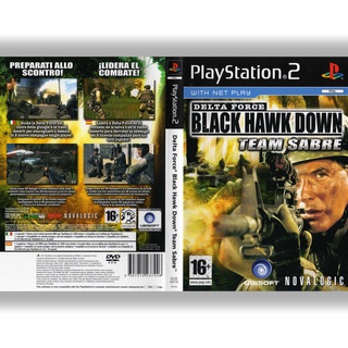 Cassette ps2: Delta Force: Black Hawk Down - equipo de sable (orden de fábrica)