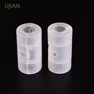 UJIAN Practical Battery Converter 6pcs Battery Switcher Battery Adapter Case Convenient Storage Container Transparent Batteries Holder Household High Quality Battery Conversion Box/Multicolor