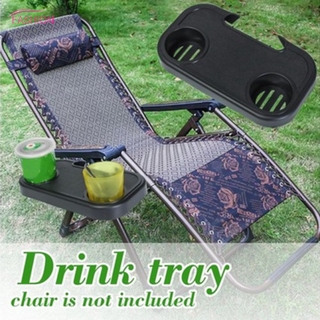 Portátil plegable silla lateral bandeja Casual para bebida Camping Picnic al aire libre playa jardín (1)