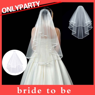 bride to be mecresh blanco beige largo velos de novia para las mujeres de doble capa catedral velos de boda accesorios con peine