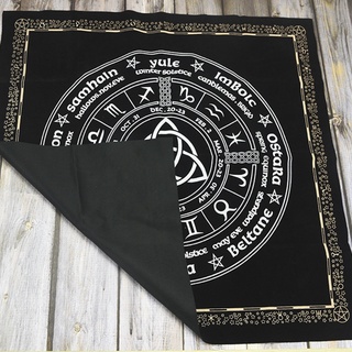 invierno 49x49cm tarot tarjeta mantel de franela geométrica figura adivinación altar tela juegos de mesa oracle card pad runas suministros (9)