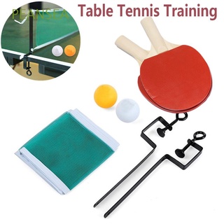 peansea - juego de tenis de mesa para adultos, telescópica, red, entrenamiento de pingpong, extensible, duradero, bolas de murciélagos