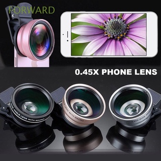 forward moda camara hd universal 0.45x lente de teléfono móvil portátil profesional|zoom óptico clip en el telescopio/multicolor