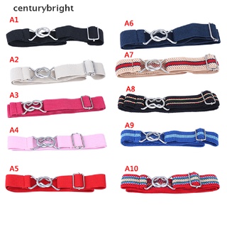 [Centurybright] Candy Color stripe 1 Inch Wide Kids Children Elastic Waist Belt For Boys Girls SGDG