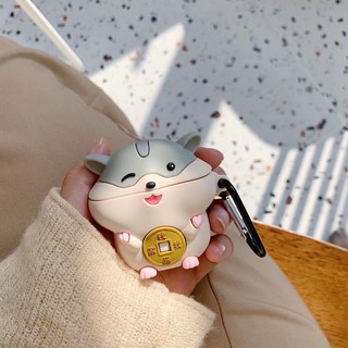 Tridimensional flor ratón dinero para ratón AirPods pro cubierta protectora de dibujos animados apple 2/3 generación bluetooth auriculares cubierta pareja (7)