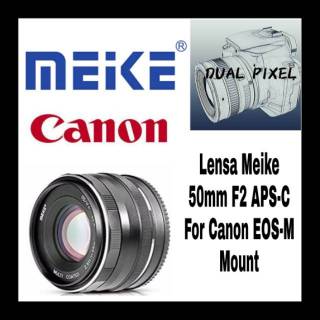 50 mm F2 APS-C para lente Canon EOS-M sin espejo