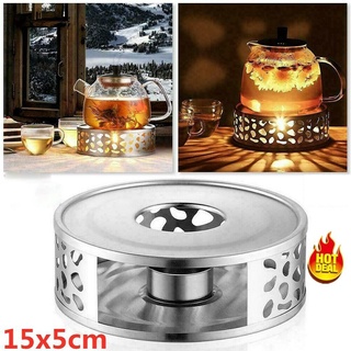 (100% high quality)Tea Warmer Candle Coffee/Milk Drink Heating Portable Tea Teapot Durable