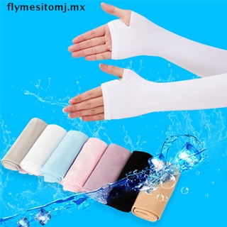【flymesitomj】 Men Women Drive Summer Cool Finger Long Gloves Arm Sun-Proof Arms Protector [MX]