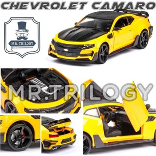 Diecast/auto miniatura 1:32 Chevrolet Camaro Bumblebee, coche de juguete