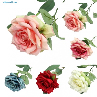 athena01.mx flor artificial de seda artificial ornamental rosa artificial simulada flor lifeful para el hogar