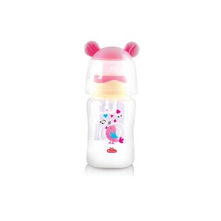 Lusty Bunny - botella de leche para bebé, cuello ancho, con mango, 150