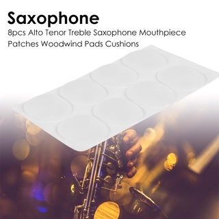 mejores 8 pzs parches para boquilla de saxofón alto tenor agudos almohadillas woodwind almohadillas (3)