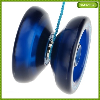 [fsxi] k1 profesional yoyo bola de plástico abs con cadena de 8 bolas \" u\" tipo rodamiento azul (7)