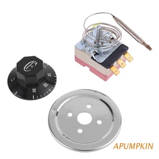 APUMPKIN Termostato AC 250V 16A 50 A 300 Grados Centígrados Controlador De Temperatura NO NC Para Horno Eléctrico