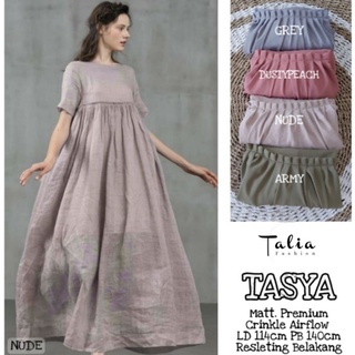 Vestido tasya - vestido arrugado Premium - por Talia