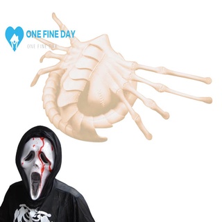 TOMMY LAMBERT máscara de Halloween de cuero de la mitad de la cara de miedo vestido de fiesta Cosplay para adultos escorpión F5Q0