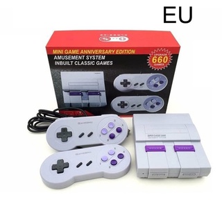 [snapstar] Snes Nes Super Classic Tv Game Consoles 16-Bit Video Game Console Built-In 660 Classic Games Console