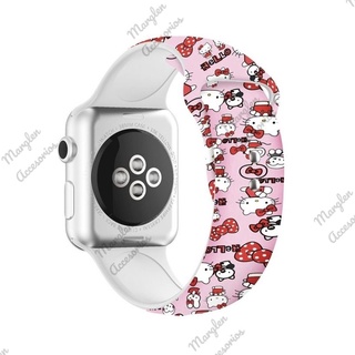 Hello Kitty correa silicon Smartwatch 38/40/42/44 (2)