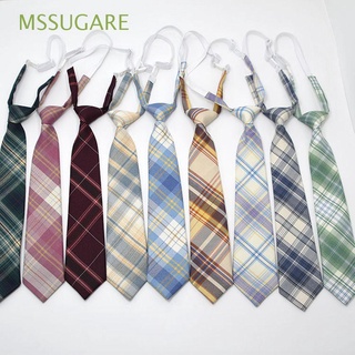 MSSUGARE Adorable Corbata de estilo JK Corbata de mujer Chic Espíritu escolar único Ropa de moda Colorido Corbata de estudiante Japonés