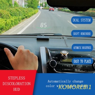 komo obd2 sobrevelocidad advertencia smart gauge odb2 sistema de velocímetro de coche herramienta de prueba
