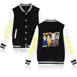 Anime Wonder Egg Priority Ohto Ai Baseball Uniform Jacket Men Streetwear Pink Hoodie Boygirl Sweatshirt Streewears