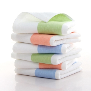 34x76cm 100% algodón colorido rayas toalla de mano suave toalla de baño absorbente